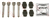 KALİPER TAMİR TAKIMI ARKA AUDI A3 1.6-1.8 96-03, 1.8 T 96-03, 1.9 TDI 96-03 