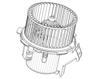 KALORİFER MOTORU OPEL MOVANO 1.9 DTI 01=>, 2.2 DTI 00=>, 2.5 DTI 01=>, 2.5 CDTI 06=>, RENAULT MASTER II 2.5 DCI 03=> 