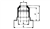 KEÇE SUBAP PEUGEOT 206-207-308 1.4 HDI (5,5X9,5X13) KUTU (104) 