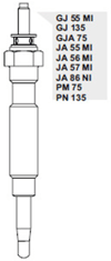 KIZDIRMA BUJİSİ 11V [ HYUNDAI H100 MİNİBÜS 1997-2001, H100 KAMYONET D4BH 1G-2G ] 