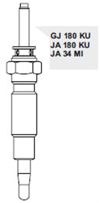 KIZDIRMA BUJİSİ 12V JA180KU KUBATO 