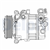 KLİMA KOMPRESÖRÜ FORD FOCUS III 1.6 TDCİ 10 =>, GALAXY 1.6 TDCİ 11-15, GRAND C-MAX 1.6 TDCİ 10 =>, S MAX 1.6 TDCİ 11-14, VOLVO S60 II D2 11-15, V40 D2 / D3 12 =>, V60 1.6 11-15 