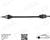 KOMPLE AKS SAG ON FIAT DOBLO 119.223 1.4 01-10