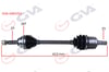 KOMPLE AKS SOL ACCENT ADMIRE 1.3-1.5D 03-06 ABS Lİ 29DİŞ 613mm
