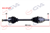 KOMPLE AKS SOL TOYOTA AURIS. COROLLA 1.4L 1NDTV NDE150 D-4D dizel 07-13 26x20 komple boy 660mm