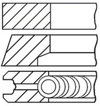 MOTOR SEGMANI STD 82 MM [ ALFA ROMEO 145, 146, 147, 156 1.6 16V ] 