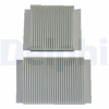 POLEN FİLTRESİ PEUGEOT 207 1.4 06-15, 1.4 16V 06-13, 1.6 16V 06-13, 1.6 16V VTI 07-12, 1.4 HDI 06-15, 1.6 HDI 06-13, 207 CC 1.6 16V TURBO 07-13, 1.6 HDI 07-15, 1.6 HDI 09-13 