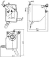 RADYATOR YEDEK SU DEPOSU BMW E60 E61 E63 E64
