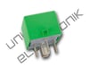 ROLE KÜBİK 12V 35A UNİVERSAL YEŞİL 5 Ayak 
