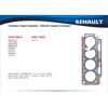 SİLİNDİR KAPAK CONTASI MEGANE-LAGUNA-TRAFIC 1,9DCI (F9Q) 1,60MM 