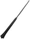 TEPE ANTENİ KISA SİYAH 6 INCH 