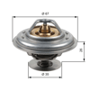 TERMOSTAT 87C AUDI, VOLKSWAGEN, BENTLEY 
