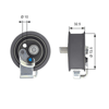 TRİGER GERGİ RULMANI AUDI A4 1.8 94-01, A6 1.8 95-05, CABRIOLET 1.8 97-00, VOLKSWAGEN PASSAT 1.8 96-00 