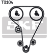 TRİGER SETİ 131X25MM FORD ESCORT V 1.8 16V XR3I 92-95, VI 1.6 16V 95-98, 1.8 16V 95-98, FIESTA III 1.6 I 16V 94-95, 1.8 16V 92-95, ORION III 1.6 I 16V 92-93