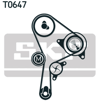 TRİGER SETİ 133X26MM RENAULT LAGUNA II 1.9 DCI F9Q 04=>, MEGANE II 1.9 DCI F9Q 02-09