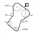 TRİGER SETİ (136x254) PEUGEOT P205 I-II 1.7D, P305 II 1.9D, P306 1.8D-1.9D, P309 I-II 1.9D, P405 I-II, KARSAN J5 