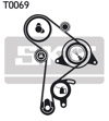 TRİGER SETİ 137X23MM VOLKSWAGEN LUPO 1.7 SDI 98-05, POLO 1.7 SDI 97-99, 1.9 SDI 96-99, SEAT AROSA 1.7 SDI 97-04