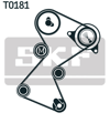 TRİGER SETİ 153X26MM RENAULT CLIO II 1.9 DTI 99-05, KANGOO 1.9 DTI 00=>, 1.9 DCI 4X4 01=>, LAGUNA I 1.9 DTI 97-01, MEGANE I 1.9 DTI 01-03, SCENIC I MPV 1.9 DTI 99-03, MASTER II 1.9 DTI 00=> 