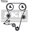 TRİGER SETİ 169X24MM OPEL ASTRA F HB 1.8 I 16V 93-98, 2.0 I 16V 95-98, VECTRA A HB 2.0 I 16V 92-95, B 1.8-2.0 I 16V 95-00