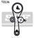 TRİGER SETİ 87X17MM RENAULT CLIO I 1.2 8V D7F 96-98, CLIO II, KANGOO I 1.2 8V D7F 98=>, TWINGO I 1.2 8V D7F 96-07, TWINGO II 1.2 8V D7F 07=> 