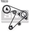 TRİGER SETİ + DEVİRDAİM 163X25MM RENAULT ESPACE III 2.2 12 TD 96-00, LAGUNA I 2.2 D 93-01 , 2.2 DT 96-01, SAFRANE II 2.2 DT 96-00