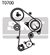 TRİGER SETİ + DEVİRDAİM VOLKSWAGEN CADDY III, POLO, PASSAT, GOLF VI, T5, T6, AUDI A3, A4, A6, Q5 1.6 TDI/2.0 TDI 09 => CAYB/C/D-CAAB/C-CKUB-CFFB