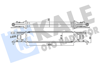 TURBO RADYATÖRÜ (INTERCOOLER) AL/PL/BRZ GRANDE PUNTO 05=>, MITO 08=>, 1.3 MTJ 
