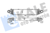 TURBO RADYATÖRÜ (INTERCOOLER) AL/PL/BRZ MERCEDES-BENZ C SERİSİ W204 07-14 (626x142x62) 