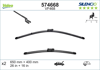 VALEO SİLENCİO X-TRM FLAT BLADE VM468 (X2) (650+400 MM) PEUGEOT PARTNER 2 (08 - ) , CITROEN BERLINGO 2 (08 - ) 