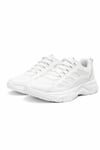 Unisex Beyaz Anorak Kalın Taban Günlük Yürüyüş Ayakkabısı Sneaker