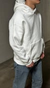 Beyaz Oversize  Unisex  Hoodie