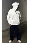 Nakış Patch Detaylı Fermuarlı Hoodie