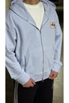 Nakış Patch Detaylı Fermuarlı Hoodie