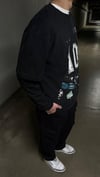 Street Style Grafik Baskılı Oversize Sweatshirt
