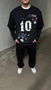 Street Style Grafik Baskılı Oversize Sweatshirt