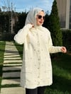 Angora İnci Taşlı Hırka