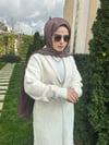 Angora Uzun Kemerli Hırka