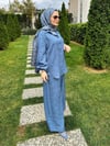 İndigo Taşlı Tunik