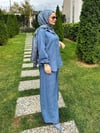 İndigo Taşlı Tunik