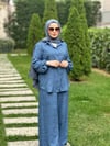 İndigo Taşlı Tunik