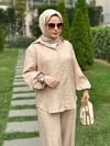 Krem Taşlı Tunik