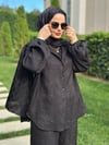 Siyah Taşlı Tunik