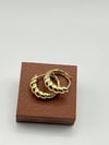 14K Gold Basic Burgu Küpe