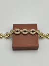 14K Gold Halka Taşlı VİP Bileklik