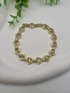 14K Gold Vip Bileklik 17+2cm