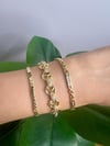 14K Gold Vip Bileklik 17+2cm