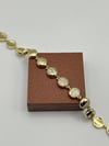 14K Gold Yuvarlak Plaka Vip Bileklik CM