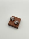 Çoklu Görünümlü Taşlı Suyolu Küpe Silver 2cm