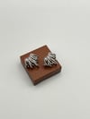 Çoklu Görünümlü Taşlı Suyolu Küpe Silver 2cm