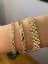 İnce Hasır Bileklik 14K Gold 19cm